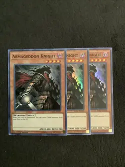 Yugioh 3x Armageddon Knight DASA-EN040 - Image 1