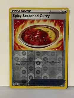 Spicy Seasoned Curry Reverse Holo 151/189 SWSH10: Astral Radiance NM Pokemon Fas - Image 1
