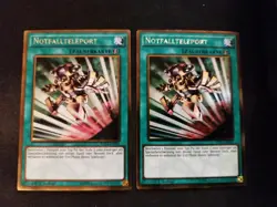 YUGIOH! Notfallteleport PGL3 DE081 Gold Rare Near Mint 1. Auflage Edison Psi - Image 2