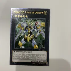 Yugioh Number S39: Utopia The Lightning Op04 Ultimate Rare Nm - Image 1
