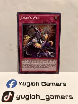 YUGIOH JOKER’S WILD KICO-EN007 1st EDITION SUPER LIGHT PLAYED - Image 1