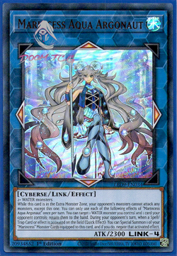 Yugioh! Marincess Aqua Argonaut LED9-EN034 (UR) 1st Ed - Image 1