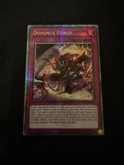 YuGiOh 3x Dominus Purge Quarter Century Rare EU Print INFO-en078 - Image 5