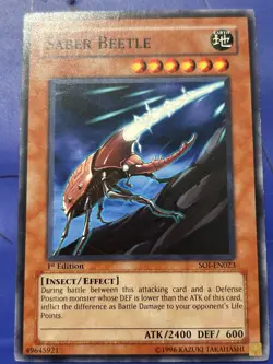 Saber Beetle - SOI-EN023 1st Edition - YuGiOh-LP - Image 1