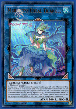 Yugioh! Marincess Coral Triangle LED9-EN033 (UR) 1st Ed - Image 1
