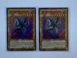 2x evil hero malicious edge - 1st ed SUPER RARE DP06-EN006 - YUGIOH - Image 1