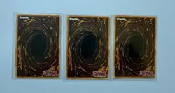 3X Yugioh TCG Grinder Golem DP07-EN009 Super Rare 1st Edition - NM Neart Mint - Image 2