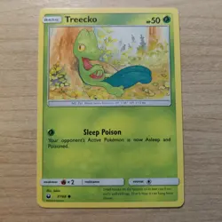 Treecko 7/168 - NM SM Celestial Storm - 2018 Common Pokemon TCG Card - Image 1
