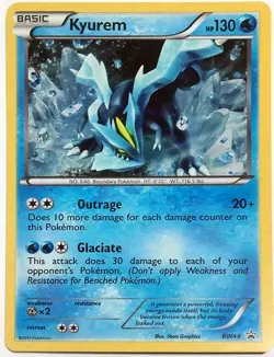 Pokemon BLACK STAR PROMO Kyurem BW44 Card NEAR MINT (NM) - Image 1