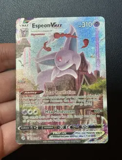 2021 Pokemon Card SWSH: Fusion Strike Espeon VMAX Alt Art Card 270/264 NM - Image 2