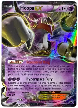 Hoopa EX XY71 Black Star Promo Holo Ultra Rare Pokemon NM-LP+ Card - Image 1