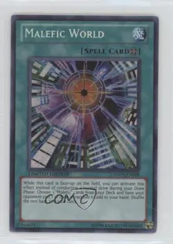 Malefic World YuGiOh 3D Bonds Beyond Time Movie Pack Limited Edition Promo e6j - Image 1