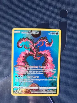 Pokemon TCG Galarian Moltres Black Star Promo SWSH284 Crown Zenith Card - Image 1