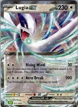 Lugia ex Classic Collection Trading Card Game Classic 017/034 NM Holo - Image 1
