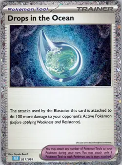 Drops in the Ocean Classic Collection Trading Card Game Classic 021/034 NM Holo - Image 1