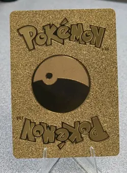 Pokemon Mega Charizard X GX 240hp Gold Foil Fan Art Collector Card TCG - Image 2