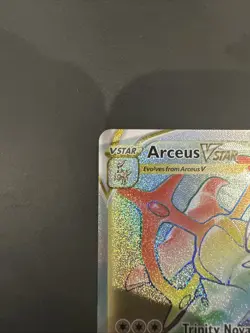 Arceus VSTAR 176/172 Rainbow Secret Rare Card Pokemon Brilliant Stars - NM - Image 2