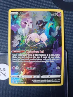 Pokemon TCG Card Mew Full Art Holo GG10/GG70 Crown Zenith Galarian Gallery 2023 - Image 1