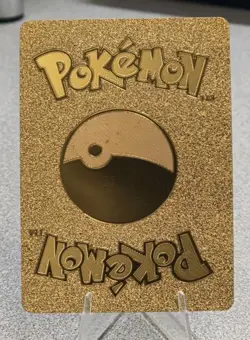Pokemon Special Delivery Pikachu 60hp Gold Foil Fan Art Collector Card TCG - Image 2