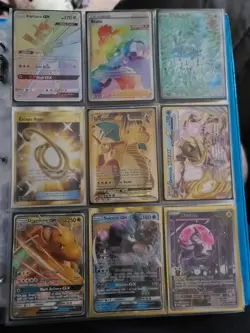 Pokemon Card SIR/Full Art/EX/GX Lot Childhood Binder Collection - Image 1