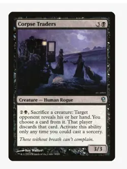 Corpse Traders #58 (DDM) Magic Card in Protective Sleeve - Image 1