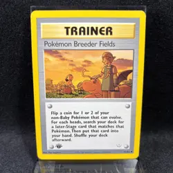 Pokemon Breeder Fields 62/64 - 1ST EDITION - Neo Revelation - POKEMON CARD NM/LP - Image 1