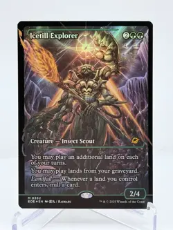 MTG Edge of Eternities Card Showcase Foil NM Condition Icetill Explorer - Image 1