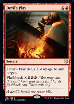 1x Devil's Play MTG Commander 2019 NM Magic Regular - Image 1