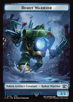 Final Fntasy MTG Tokens Double Sided Magic the Gathering - Image 1