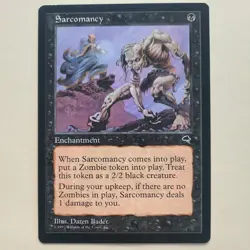 Sarcomancy Tempest Regular Magic The Gathering MTG - Image 1