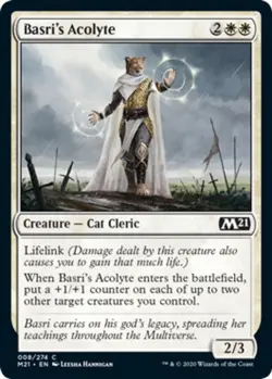 1x Basri's Acolyte (008/274) - Foil MTG Core Set 2021 (M21) NM Magic Foil - Image 1