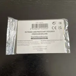 1x Pokemon TCG Professor's Research (Professor Willow) Promo Card, NEW Sealed! - Image 1