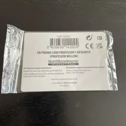 1x Pokemon TCG Professor's Research (Professor Willow) Promo Card, NEW Sealed! - Image 2