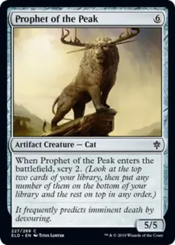 4x Prophet of the Peak MTG Throne Of Eldraine NM Magic Regular - Image 1