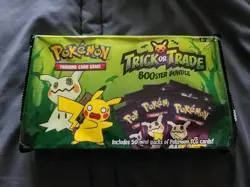 Pokemon Trick or Trade Booster Bundle 50 Packs Factory Sealed Out Of Production 820650852572 - Image 1