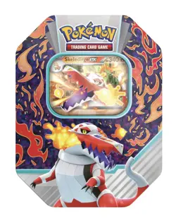 Sealed Pokemon TCG Paldea Partners Tin featuring Skeledirge ex BRAND NEW SEALED - Image 1