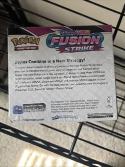 Fusion Strike Booster Box Factory Sealed From Pokemon Center 36 Packs TCG - Image 3