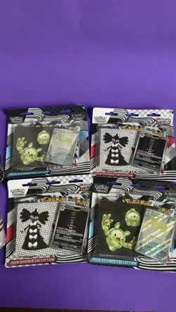 VICTINI & TECH STICKER BUNDLE Pokemon Scarlet & Violet Black Bolt & White Flare - Image 2