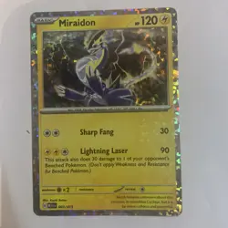Pokemon Miraidon 3/15 McDonalds Promo Set Holo Card - Image 1