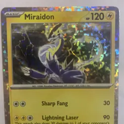 Pokemon Miraidon 3/15 McDonalds Promo Set Holo Card - Image 3