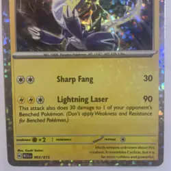 Pokemon Miraidon 3/15 McDonalds Promo Set Holo Card - Image 4