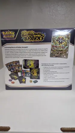 Pokemon TCG Surging Sparks Elite Trainer Box ETB Factory Sealed - Image 4