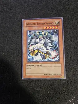 Yugioh Zaborg the Thunder Monarch GLD2-EN006 Limited Edition Common - NM - Image 1