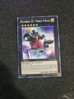 Yugioh Number 25: Force Focus SP14-EN026 Common 1st Edition LP - Image 1