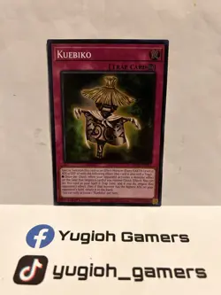 YUGIOH KUEBIKO INFO-EN083 1st EDITION SUPER LIGHT PLAYED - Image 1