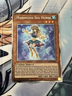 Yugioh Marincess Sea Horse (Starlight Rare) RIRA-EN003 Rising Rampage 1s Edition - Image 1