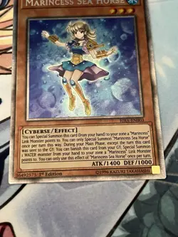Yugioh Marincess Sea Horse (Starlight Rare) RIRA-EN003 Rising Rampage 1s Edition - Image 2