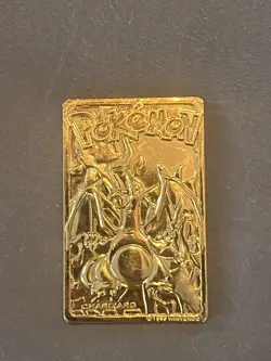 Charizard 23 Karat Gold-Plated Trading Card 1999 Special Edition - Image 1