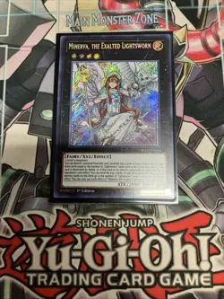 Minerva, The Exalted Lightsworn Secret Rare BLLR-EN044 Yugioh - Image 1