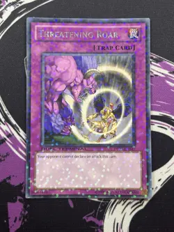Yugioh Threatening Roar DT03-EN047 Duel Terminal Rare Parrallel Rare NM - Image 1